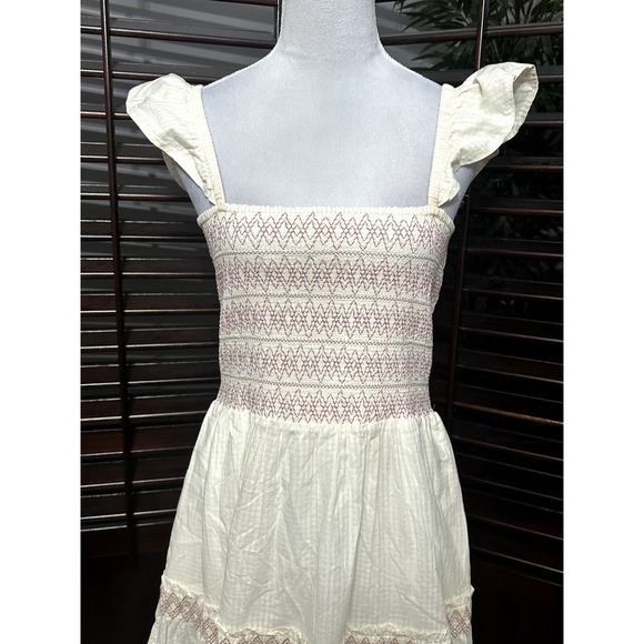 Madewell Cream Maxi Dress - Picture 3 of 9